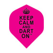 BD Keep Calm Dart On Pink Flights 2282