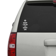 Car Keep On and Dart On Decal