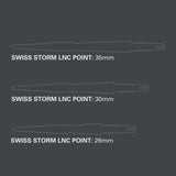 Swiss LNC Points sizing chart