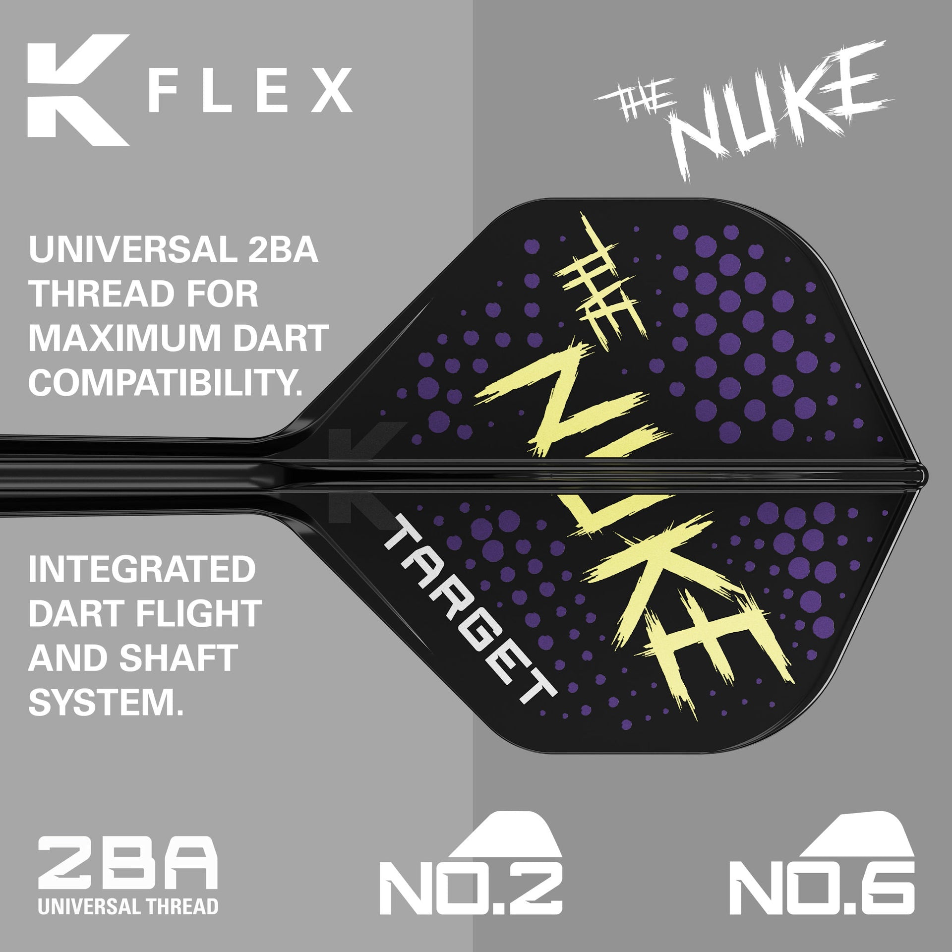 K-Flex Shape No.6 Flight & Shaft Luke Littler ad