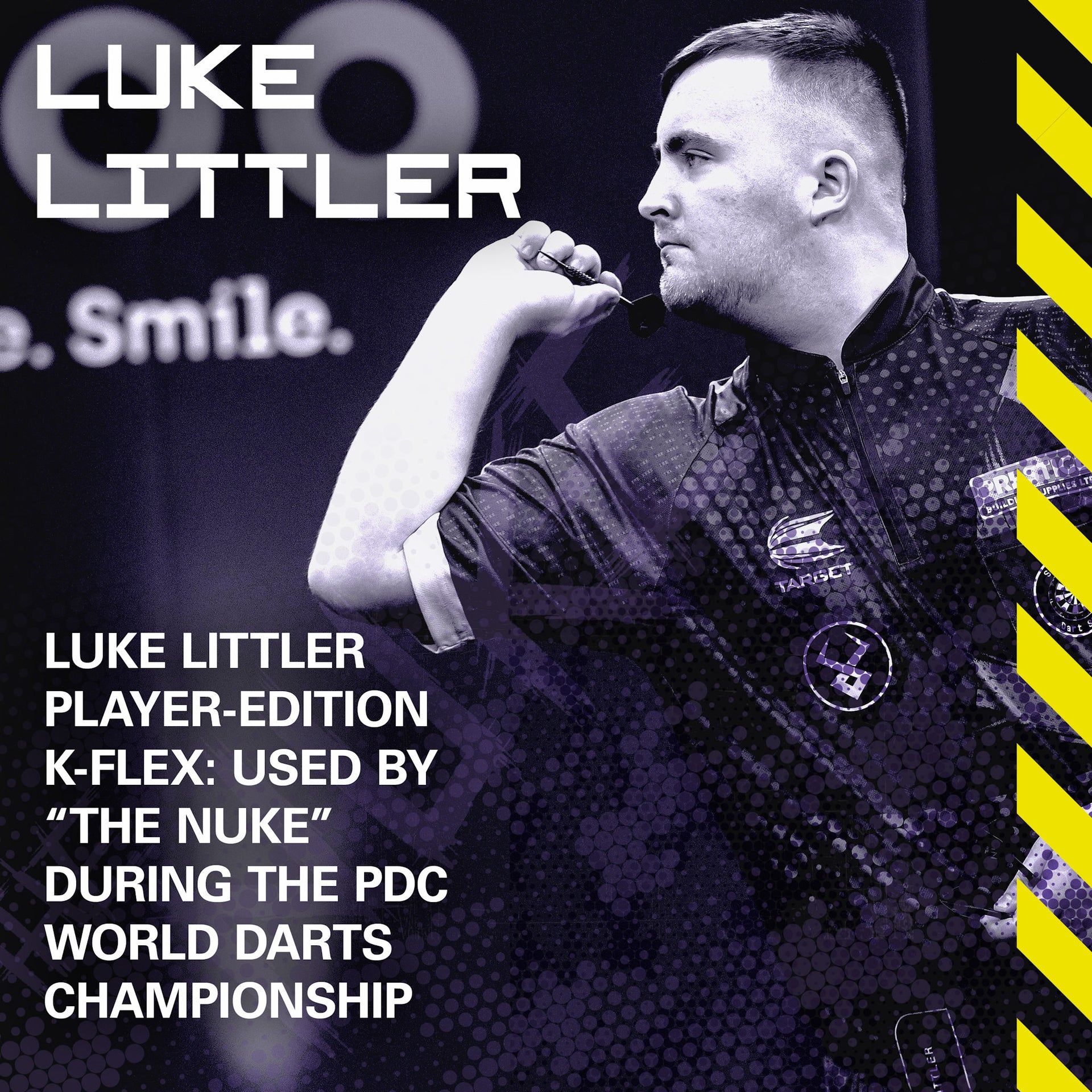K-Flex Shape No.6 Flight & Shaft Luke Littler ad