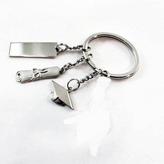 Graduation Keychain with Charms