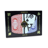 Copag 100% Plastic Magnum Index Poker Playing Cards Double Deck Set packaging