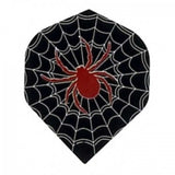 Metronic Flights standard shape dart flights with spider and web design in 75 microns, set of 3