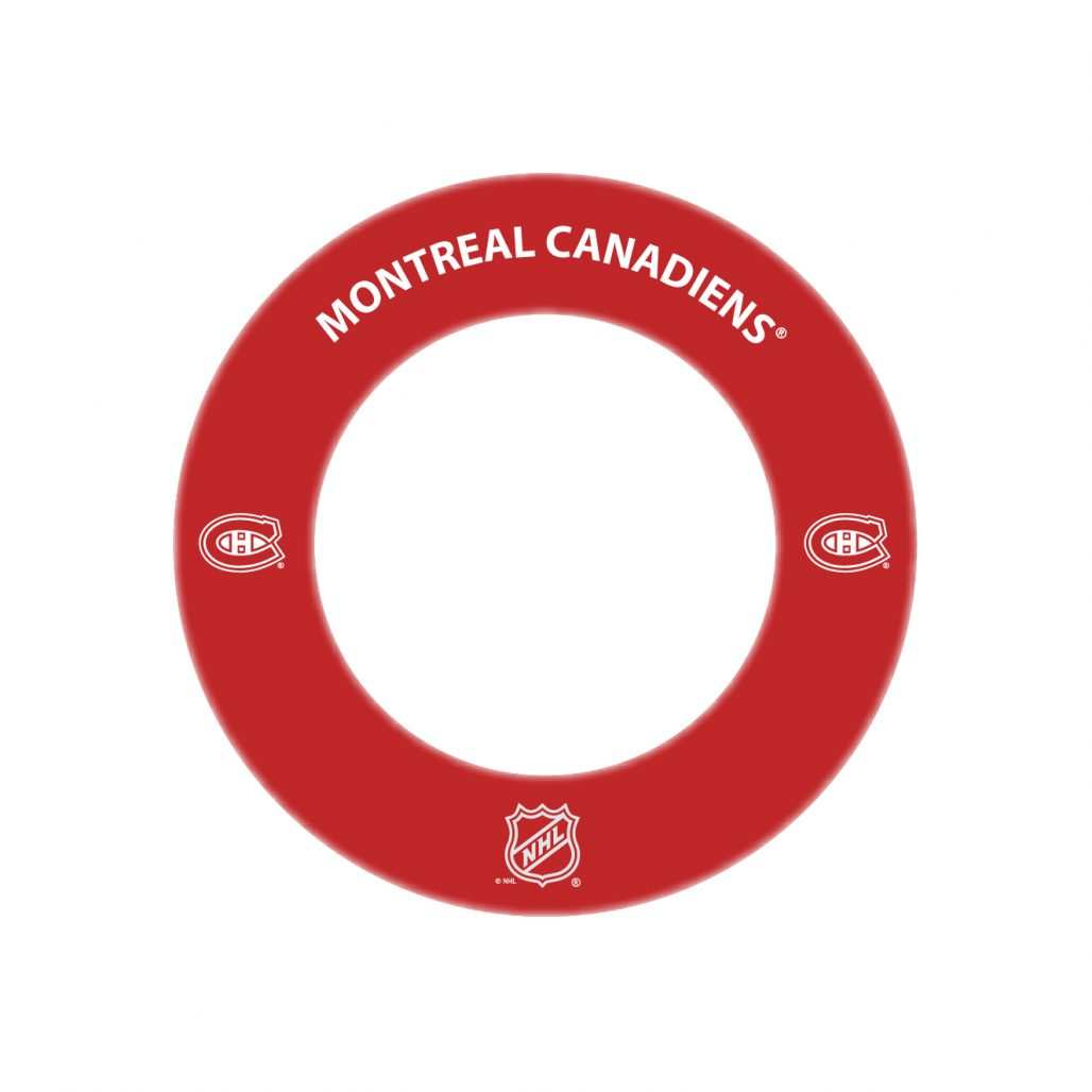 Red Montreal Canadiens NHL Team Surround for dartboard protection