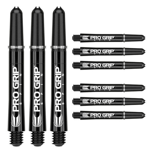 Pro Grip Spin Shafts (3 Pack) black
