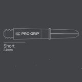 Pro Grip Spin Shafts 3 pack with Hydrogel technology for smooth spinning and durable nylon material