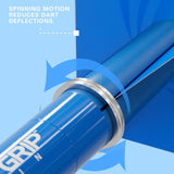Pro Grip Spin Shafts 3 pack nylon polycarbonate spinning dart shafts with Hydrogel technology and grip rings