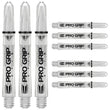 Pro Grip Spin Shafts 3 pack with Hydrogel technology and Target Pro Grip rings for improved dart spinning and durability
