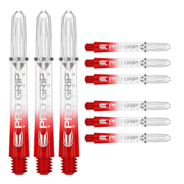 Pro Grip Vision Shafts (3 Pack) RED