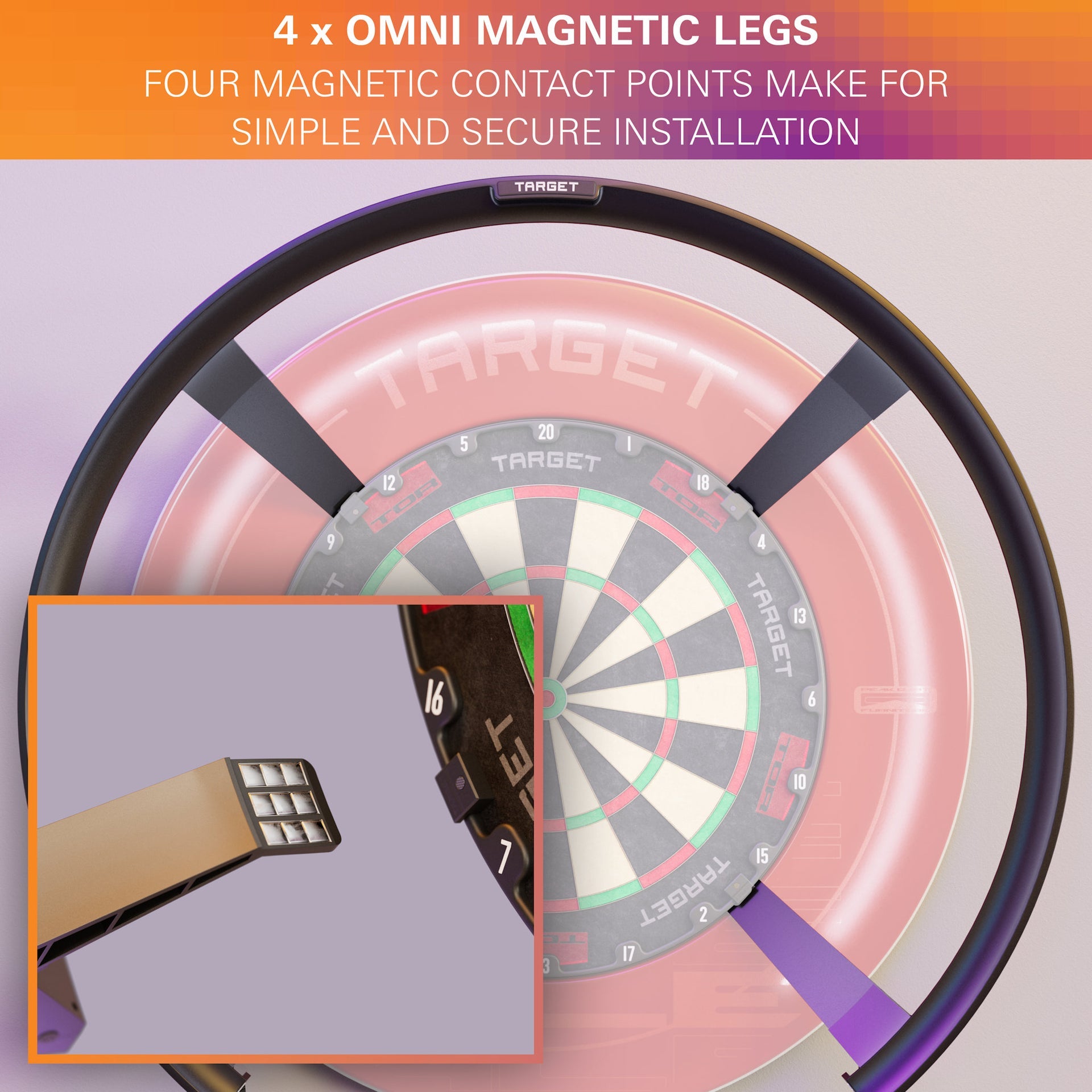 OMNI Auto Scoring System close up of the magnetic legs
