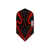Pentathlon Flights slim red and black