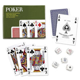 Traditional Poker Card Game Set what's in the box