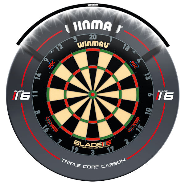 Polaris 120° Dartboard Light Head on angle