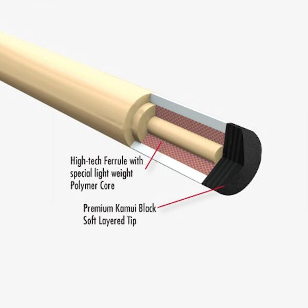 HXT4 PureX® Technology Pool Cue inside of the shaft