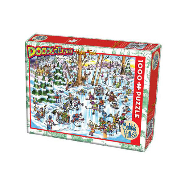 DoodleTown Hockey Town Puzzle