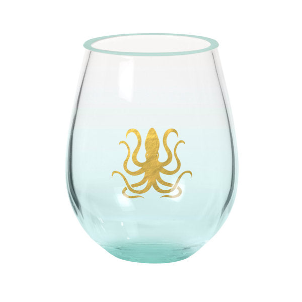 Octopus Drinking Glass