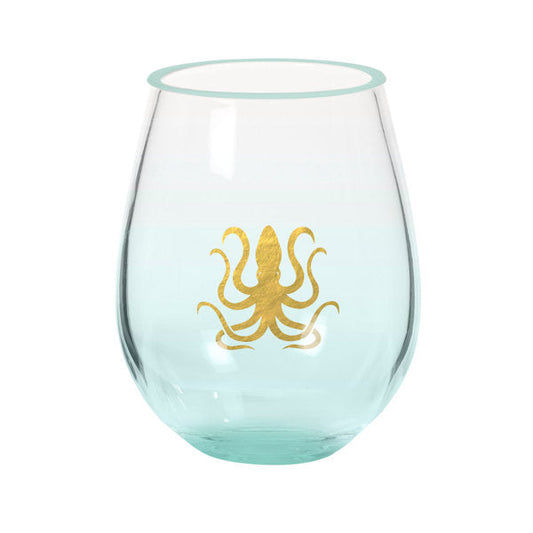 Octopus Drinking Glass