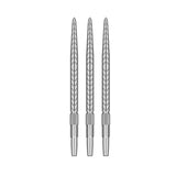 RVE silver points with a threaded end on white background.