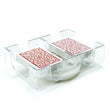 Revolving Card Holder - 6 decks with cards