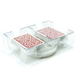 Revolving Card Holder - 6 decks with cards