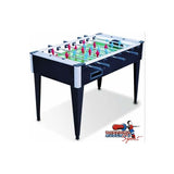 Roberto Black Foosball with glass playing surface.