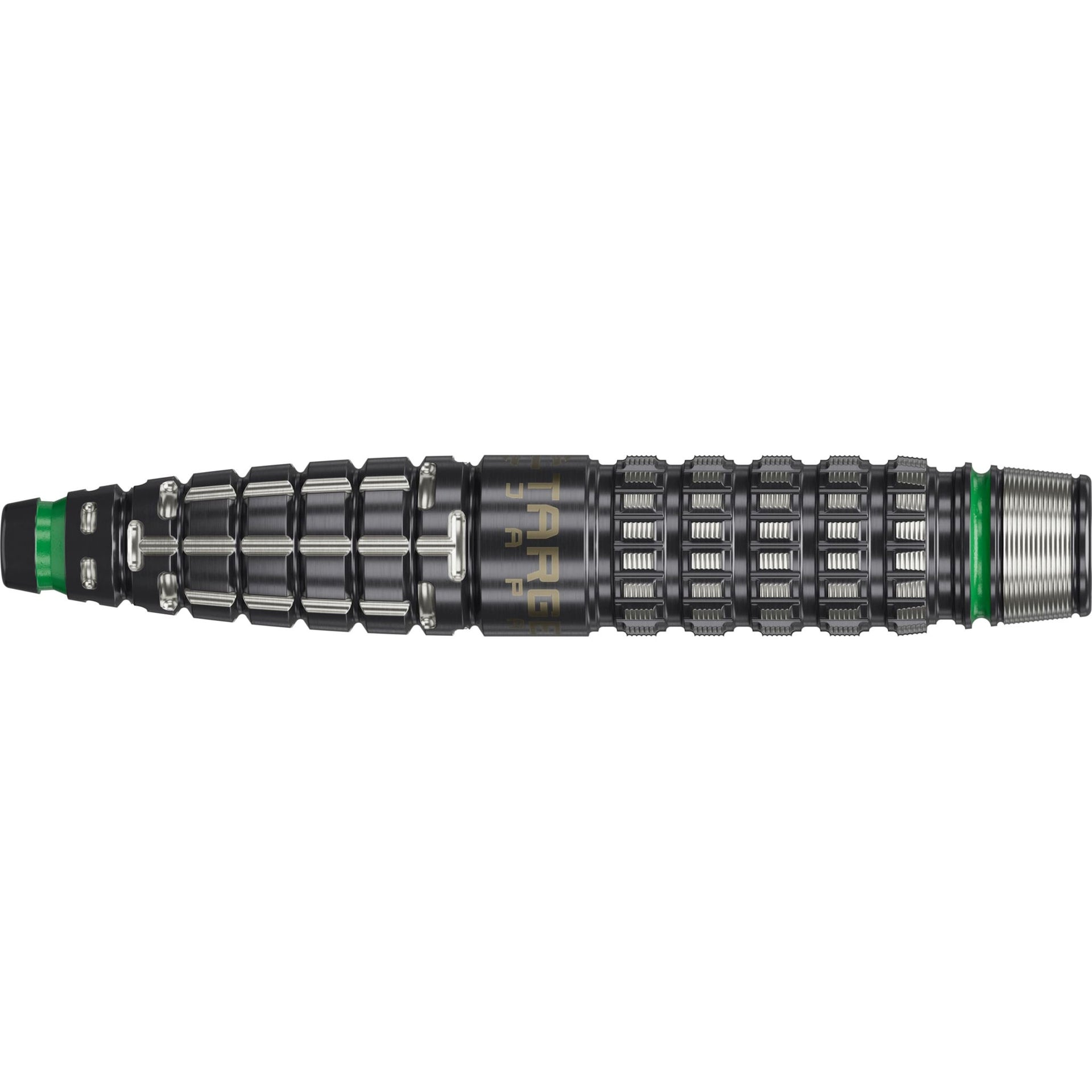 Scream G2 SP 90% Tungsten close up of barrel showing green strip and engraving Target Japan on barrel