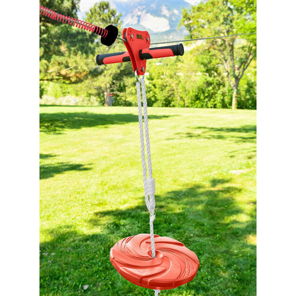 Slackers 90' Eagle Flyer Zipline Kit & Spring Brake System