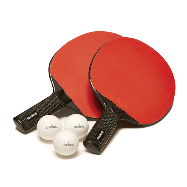 2 player outdoor table tennis set includes 2 paddles and 3 table tennis balls