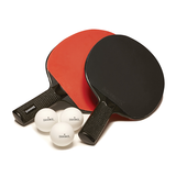 2 player outdoor table tennis set includes 2 paddles and 3 table tennis balls