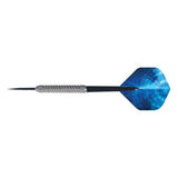 Sport 80% tungsten dart with knurled grip and blue flight for precision playing