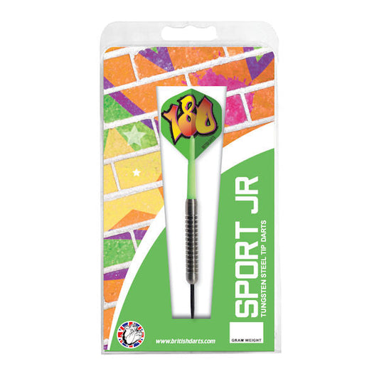 Sport Jr. 80% Tungsten Darts packaging green