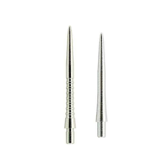 Target Storm Points grooved dart points with deep finger grip grooves for reduced flight deflection, pack of 3.