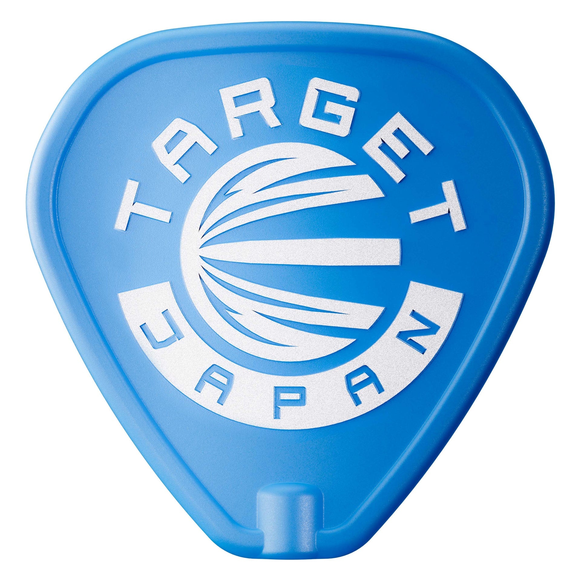 Blue swiss point tool with 'Target Japan' logo on a white background