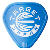 Blue swiss point tool with 'Target Japan' logo on a white background
