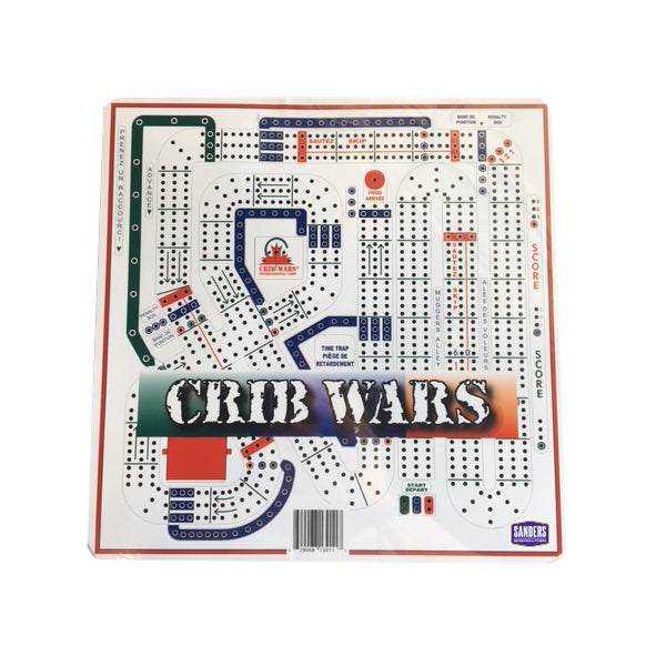 plastic cribbage board Crib Wars game with 363 holes and strategic twist design