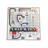 plastic cribbage board Crib Wars game with 363 holes and strategic twist design