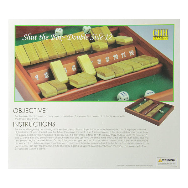 Shut the Box Double 12