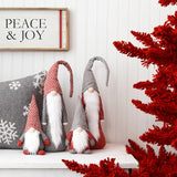 Santa Gnome Grey & Red Set of 2