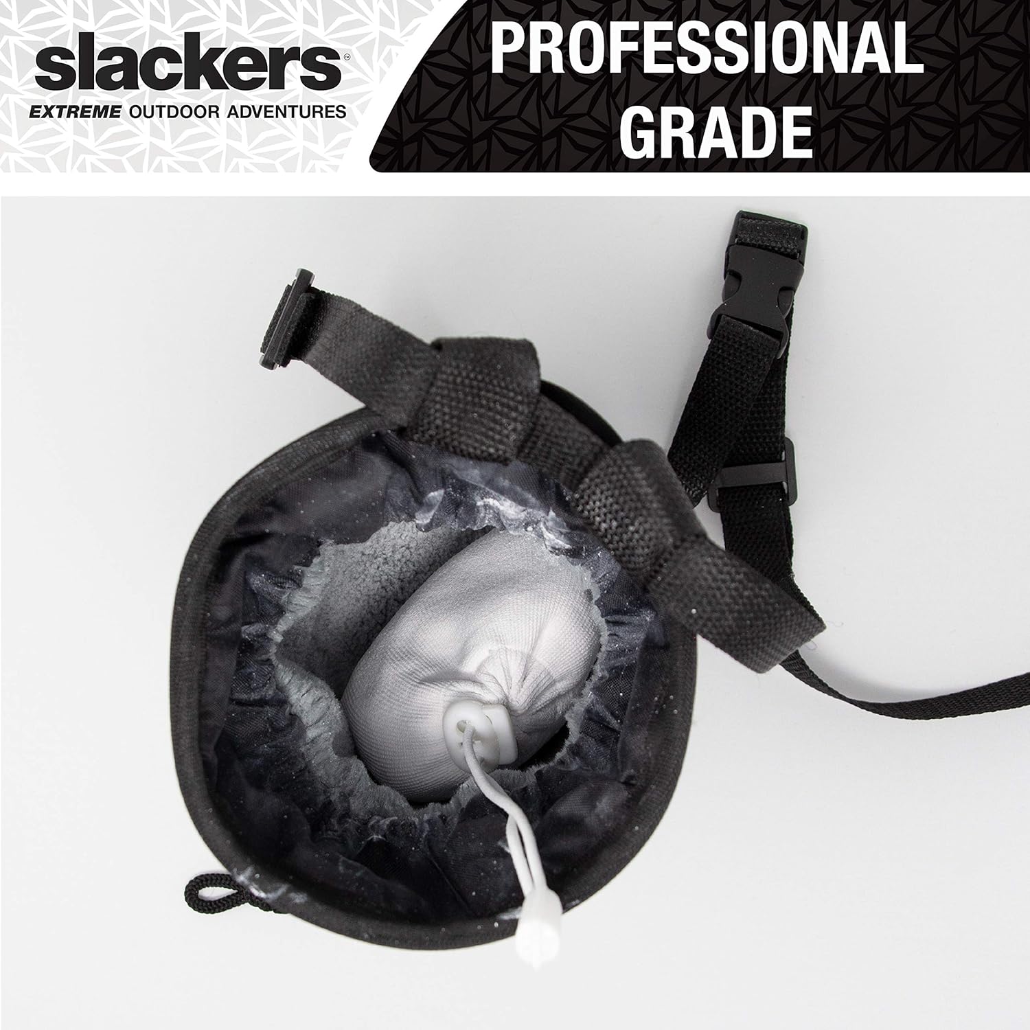 Slackers Chalk Bag inside of the bag