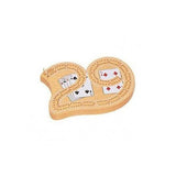 Wooden 29 Cribbage Board with two tracks, plastic pegs, and storage compartment, 11x15 cm solid wood design