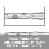 Swiss Storm Onyx Points close up
