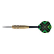 Thunderbird brass dart with brass barrel and green black flight for entry-level players