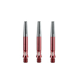 Three Target Top Spin S Line Shafts red short on white background