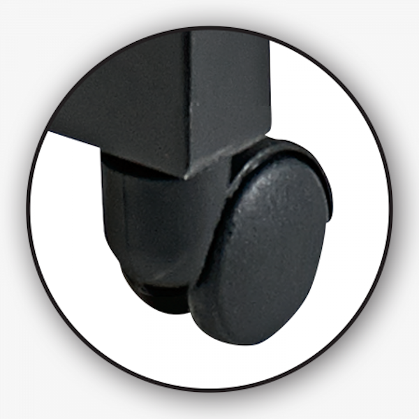 Caddy - HJ Scott Table Tennis Topper Caddy wheels