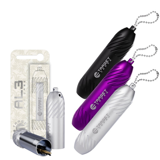 Swiss Point AL3 Multi-Function Case in various colors with packaging on a white background