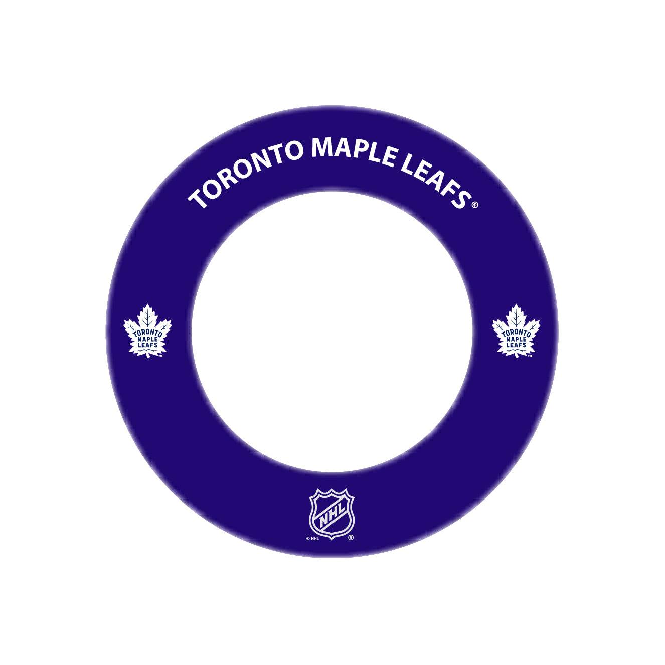 NHL® Toronto Maple Leafs dartboard surround protector ring for darts