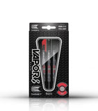 Packaged darts with 'Vapors' branding on a white background