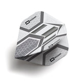 White and gray dart flight with 'Dart Daddy' branding on a white background