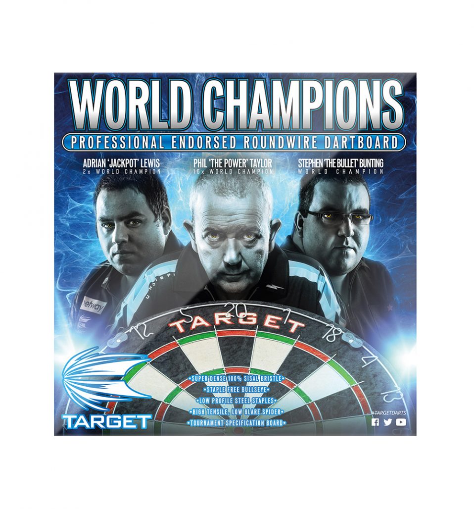 World Champions Professional Endorsed Roundwire Dartboard